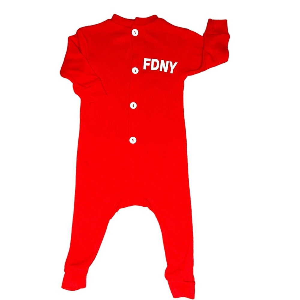 DNY Red Infant One-Piece Bodysuit